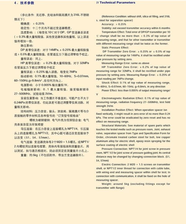 TY-1151系列智能电容式变送器